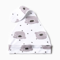 Шапочка Bloom Baby Мордочки с узелком, 40 см (рост 62 см), белый Шапочка Bloom Baby Мордочки с узелком, 40 см (рост 62 см), белый