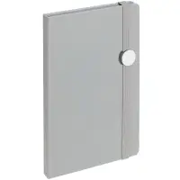 Блокнот Shall Round, серый