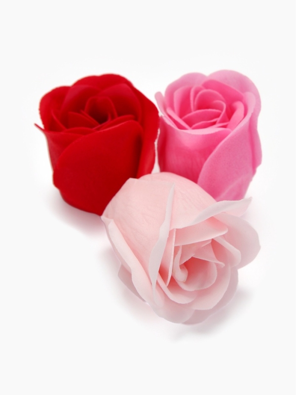 Набор мыльных роз в коробке 12 штук, микс