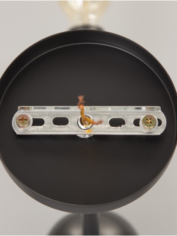 Люстра "Кон" 3х40Вт Е27 черный 50х50х43см