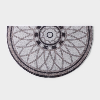 Коврик придверный грязезащитный Доляна &laquo;Архитектор&raquo;, 45&times;75 см, цвет серый