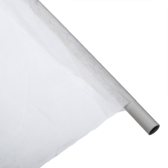 Парник прошитый, длина 4 м, 5 дуг из пластика, дуга L = 2 м, d = 16 мм, спанбонд 40 г/м², 10 клипс Парник прошитый, длина 4 м, 5 дуг из пластика, дуга L = 2 м, d = 16 мм, спанбонд 40 г/м², 10 клипс