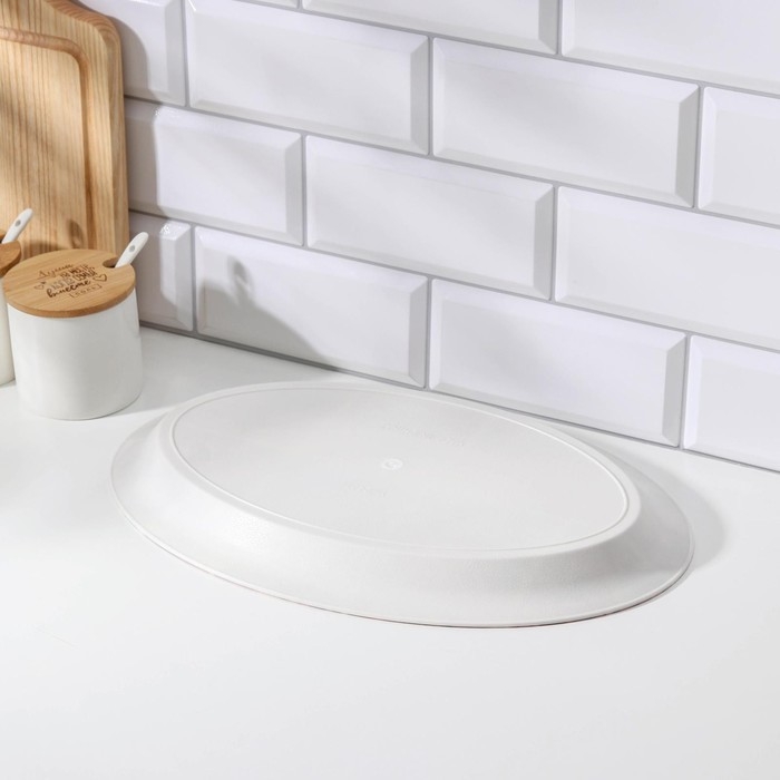 Поднос пластиковый &laquo;Сладости&raquo;, 38&times;28&times;2,5 см, цвет МИКС