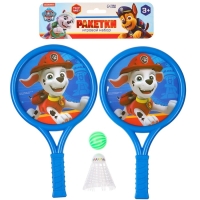 Набор игровой &laquo;Щенячий Патруль&raquo;, ракетки, воланчик и мячик