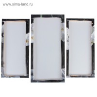 Модульная картина "Орхидеи в вазе"  (2-25х52; 1-30х60) 60х80 см