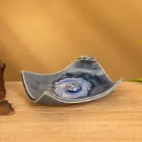 Подставка под благовония "Черепашки в море" керамика, цв. голубой, 10,5х8,5х3,5 см