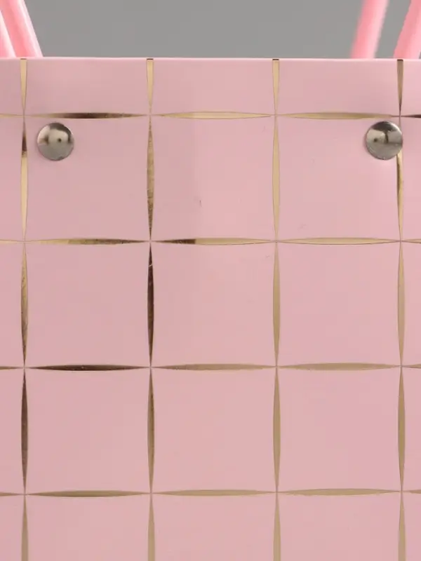 Сумка для цветов розовая влагостойкая, 13x9.5x13&plusmn;5% см