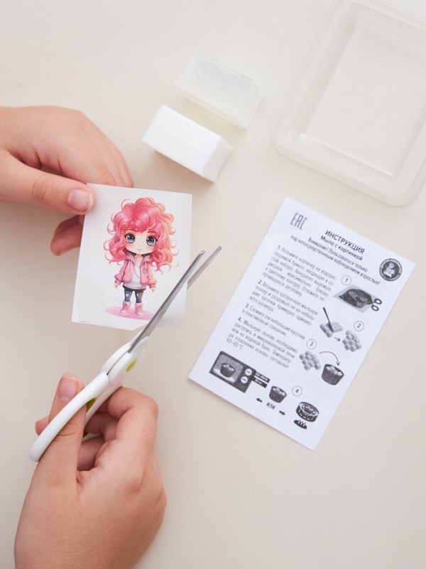 Набор для изготовления мыла. Рукодельное мыло с картинкой "Василиса" 05476