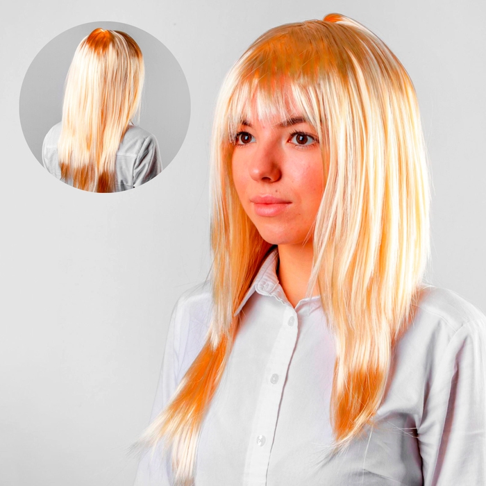 Карнавальный парик «Красотка», цвет русый Карнавальный парик «Красотка», цвет русый