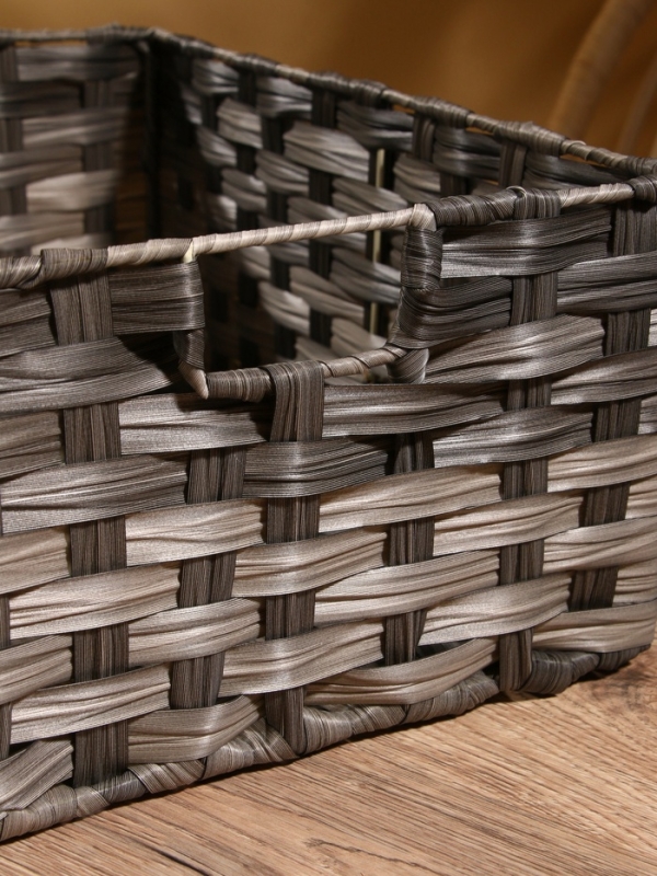 Корзина плетеная 40х29х17 см, пластик