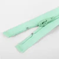 Молния &laquo;Спираль&raquo;, №5, разъёмная, замок автомат, 70 см, светло-зелёная