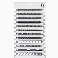 Браслет-оберег &laquo;Гематит&raquo; ассорти форм (неделимая фасовка 12 шт., цена за шт.), цвет серый