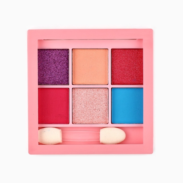 Набор детской косметики «Розовые мечты», тени 6 цв по 1,2 гр, блеск 8 гр, тон розовый Набор детской косметики «Розовые мечты», тени 6 цв по 1,2 гр, блеск 8 гр, тон розовый