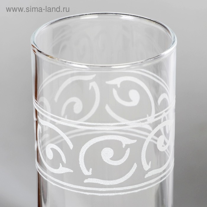 Ваза гравированная Ваза гравированная "Завиток" d-7.5см h-26.5см