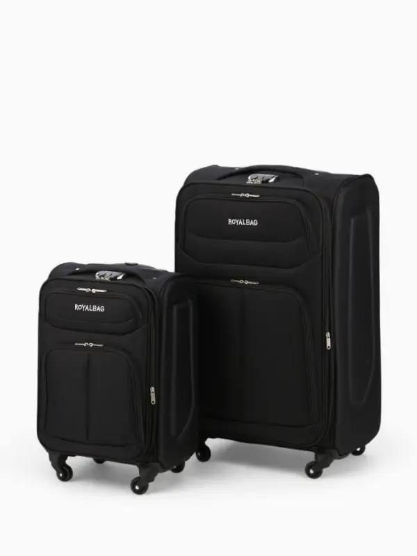 Чемодан 28", Текст, 47*29*77, отд на молнии, 2 нар/карм, увелич, код замок, 4 колеса, черный   10872