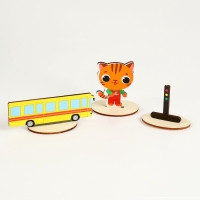 Планшет &laquo;Рисование песком&raquo;, 27 х 39 см, песок 1 кг, 10 фигурок, набор для творчества