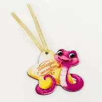 Ёлочная игрушка - подвеска деревянная &laquo;Новый год! Сияющая змея&raquo;, символ года 2025