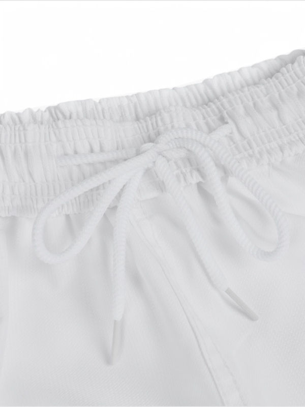 Добок (кимоно) для Тхэквондо, белый, черно-красный ворот, детский, размер 150