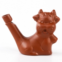 Свистулька керамическая &laquo;Коровка&raquo;, для росписи 3,2 &times; 7,5 &times; 6 см