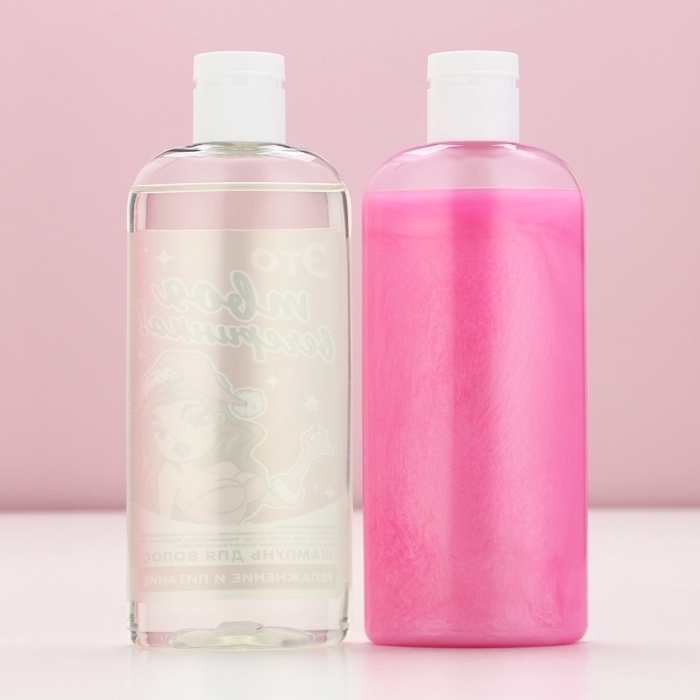 Подарочный набор косметики «Новый Год - время сиять!», гель для душа и шампунь для волос, 2 х 250 мл, ЧИСТОЕ СЧАСТЬЕ Подарочный набор косметики «Новый Год - время сиять!», гель для душа и шампунь для волос, 2 х 250 мл, ЧИСТОЕ СЧАСТЬЕ