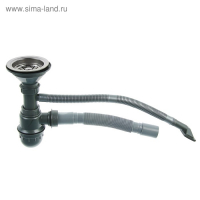 Мойка кухонная Accoona AB4858-L, врезная, левая, толщина 0.6 мм, 580х480х165 мм, глянец