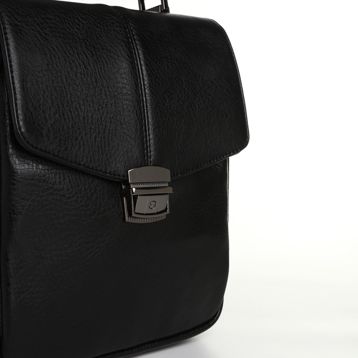 Сумка мужская Goran Tomp, искусственная кожа, цвет чёрный Сумка мужская Goran Tomp, искусственная кожа, цвет чёрный