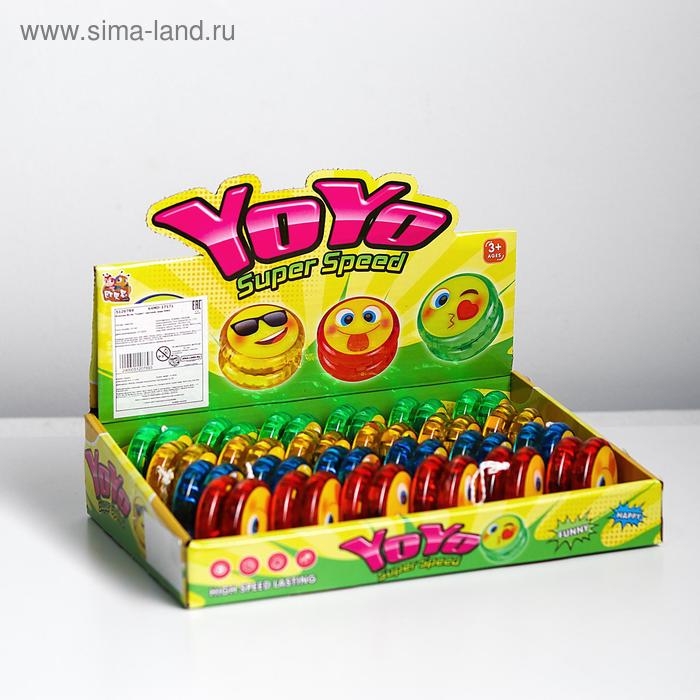 Йо-Йо &laquo;Смайл&raquo;, световой, виды МИКС