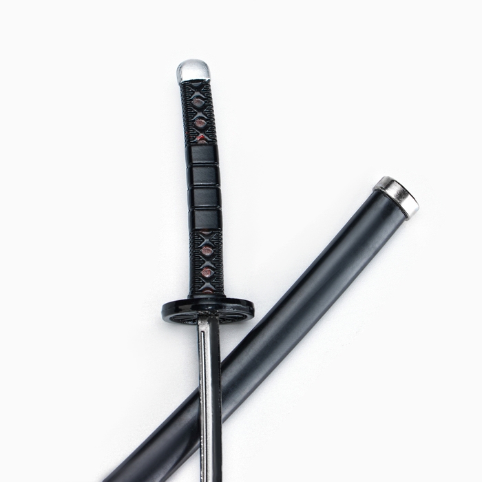 Сувенирное оружие мини "Катана Танзи", 24 см, чёрная