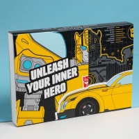 Подарочный набор носков адвент, 6 пар "Бамблби", Transformers, 16-18 см Подарочный набор носков адвент, 6 пар "Бамблби", Transformers, 16-18 см