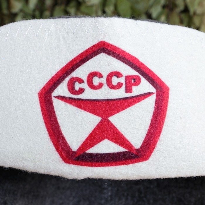 Шапка - ушанка для бани Шапка - ушанка для бани "СССР"