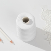 Нитки 50/2, 5000 м, цвет белый №101 Нитки 50/2, 5000 м, цвет белый №101