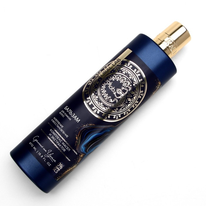 Бальзам для волос, комплекс масел и экстрактов, укрепление и восстановление, 470 мл, URAL LAB Бальзам для волос, комплекс масел и экстрактов, укрепление и восстановление, 470 мл, URAL LAB