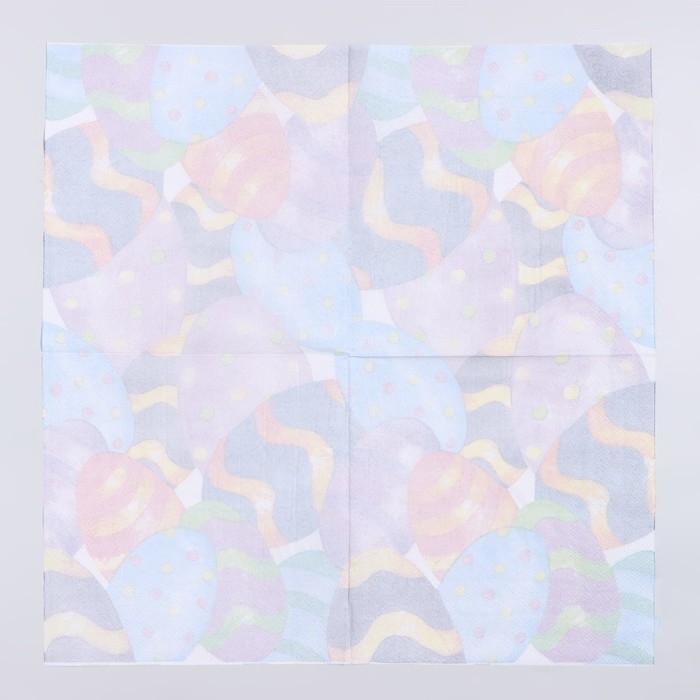 Салфетки бумажные &laquo;Пасхальные яички&raquo;, 33х33 см, набор 20 шт