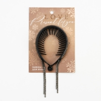 Заколка для волос со стразами &laquo;Present for you&raquo;, 12.5 х 7 х 1.5 см