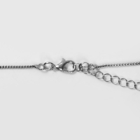 Колье &laquo;Водопад&raquo; треугольник, цвет белый в серебре, 35 см