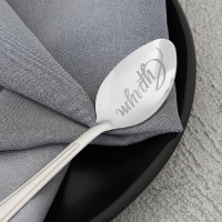 Ложка с гравировкой на открытке &laquo;Сургут&raquo;, 3 х 14 см