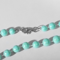 Бусы &laquo;Классика&raquo; блеск бусин, цвет радужно-зелёный, 45 см