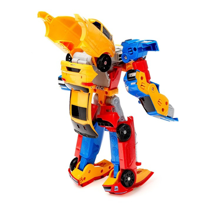 Набор роботов «Супербот», трансформируется, собирается из трёх роботов Набор роботов «Супербот», трансформируется, собирается из трёх роботов