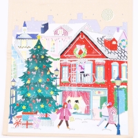 Шоперы с алмазной мозаикой &laquo;Новый год&raquo;