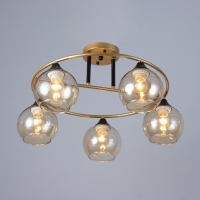 Люстра "Сицилия" 5х60Вт Е27 Золото 55х55х25,5см Люстра "Сицилия" 5х60Вт Е27 Золото 55х55х25,5см