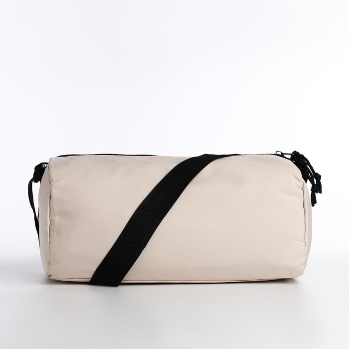 Сумка молодёжная на молнии, цвет бежевый Сумка молодёжная на молнии, цвет бежевый
