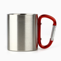 Кружка туристическая с карабином &laquo;Иди в поход&raquo;, 180 мл