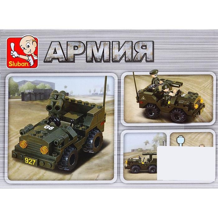 Конструктор &laquo;Сухопутные войска: джип&raquo;, 102 детали