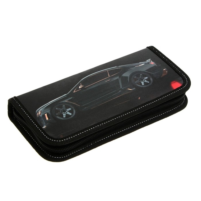 Пенал 1 секция, 90 х 195 х 25 мм, Calligrata Пенал 1 секция, 90 х 195 х 25 мм, Calligrata "Тачка", ламинированный картон