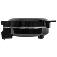 Вафельница jvc JK-MB026, электрическая, 1000 Вт, d=19 см, антипригарное покрытие, чёрная