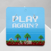 Серьги акрил &laquo;Джойстики&raquo; GAME OVER, цветные в серебре