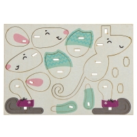 Ёлочная игрушка - подвеска деревянная сборная &laquo;Новый год! Мышонок&raquo;