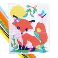 Вышивка крестиком для детей &laquo;Лиса&raquo;, набор для творчества, 25 х 20 см