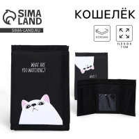 Кошелёк &laquo;Котик&raquo; на липучке