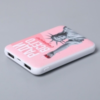 Подарочный набор: наушники, маска для сна и зарядное устройство 5000 mAh м. PB-03 &laquo;Mood&raquo;,20,5х16,5см.